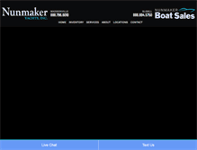 Tablet Screenshot of nunmakeryachts.com